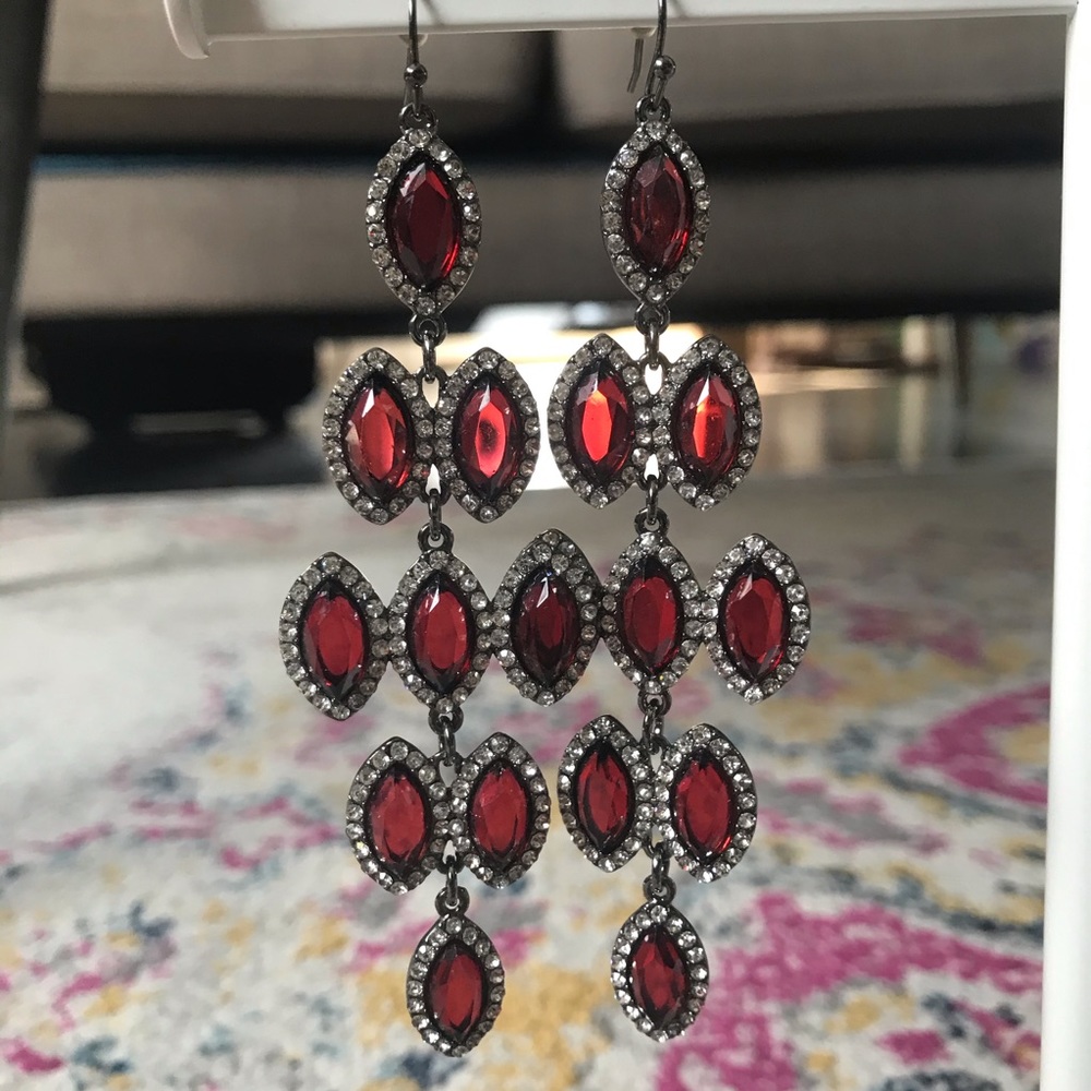 2/$20 🍍Long Sparkly Pink Statement Earrings